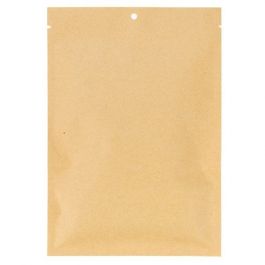 Sachet Kraft compostable et Thermoscellable ouvert 8,5x10,5cm (100 Pieces) [KHS34]