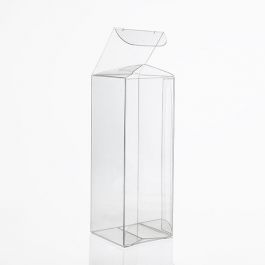 Boîtier cadeau à transparence cristalline 4.8 x 4.8 x 12.7cm (50 Pièces) [VB294]