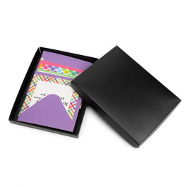 Petite Boite en Carton noir mat 11,4 x 1,6 x 15,2cm (25 Pièces) [BK3]