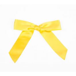 Nœud préparés jaune fleur 2.2cm (100 pièces) [BOW7DA]
