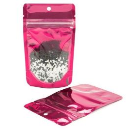 Doypack avec dos fuschia 8x5x13cm | 28g (100 pièces) [ZBGB1FS]
