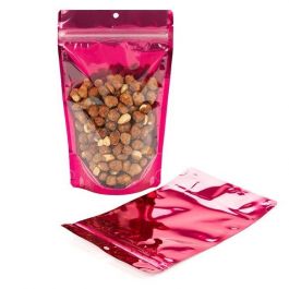 Doypack avec dos fuschia 13x7.9x20.6cm | 113g (100 pièces) [ZBGB3FS]