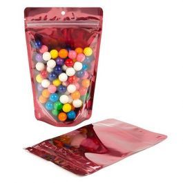 Doypack avec dos Rouge 13x7,9x20,6cm | 113g (100 pièces) [ZBGB3RD]