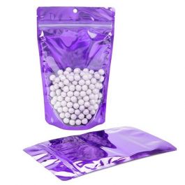 Doypack avec dos violet 13x7,9x20,6cm | 113g (100 pièces) [ZBGB3VL]