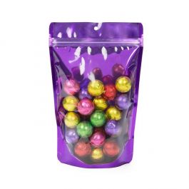 Doypack violettes 14,9x8,9x23,2cm Trou de suspension (100 pièces) [ZBGB7VL]