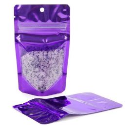 Doypack avec dos violet 8x5x13cm | 28g (100 pièces) [ZBGB1VL]