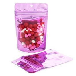 Doypack avec dos rose 10.2x6x15.2cm | 57g (100 pièces) [ZBGB2PK]