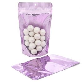Doypack avec dos violet 13x7.9x20.6cm | 113g (100 pièces) [ZBGB3LV]