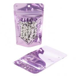 Doypack avec dos violet 7,9x5,1x13cm | 28g (100 pièces) [ZBGB1LV]