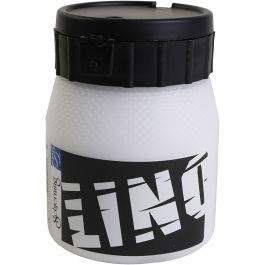 Encre pour Linogravure, blanc, 250 ml/ 1 boîte [HOB-647101]
