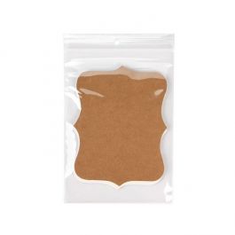 Sachet Zip Avec Trou Rond 12,7x17,8 cm PE 100 microns (100 pièces) [CEZ4R57]