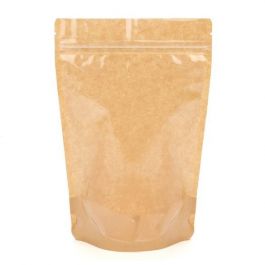 Doypack Kraft 14.9x8.9x23.2cm | 312g (100 pièces) [ZBGKC7]