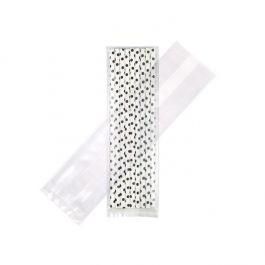 Sac à soufflet transparence cristalline 6.4x5.1x24.8cm (100 pièces) [GB22]