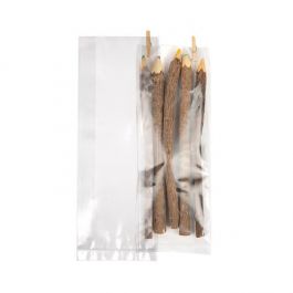 Sac à soufflet transparence cristalline 7.6x3.2x21cm (100 pièces) [GB24]