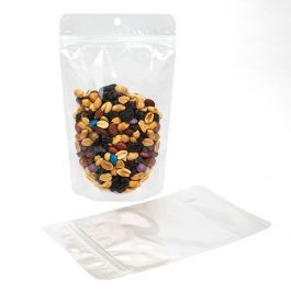 Doypack Transparent 13x7.9x20.6cm (113g) Trou Suspension Rond (100 pièces) [ZBG3H]