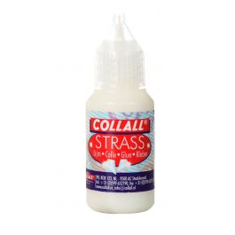 Colle blanche pour strass, flacon de 25 g (1 pièce) [COL-SL0025]