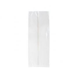 Sachet plat à soudure centrale compostable 9.5x25.4 cm (100 pièces) [BGBFCB1]