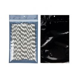 Sacs Zip écologiques Noir 15.2x23.5cm (100 pièces) [HZBBE7B]