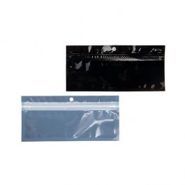 Sacs Zip écologiques Noir 14x4.4cm (100 pièces) [HZBBE8B]