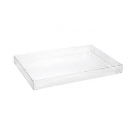 Boites cadeau plastique à transparence cristalline 18.7x2.5x26.8cm (25 Pièces) [FB184]