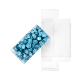 Boites cadeau plastique à transparence cristalline 11.1x7.6x21.1cm (25 pièces) [FPB158]