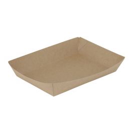Plateaux à snack en carton 1250 ml 27x20x3,5 cm (600 pièces) [GB-DFC04216]