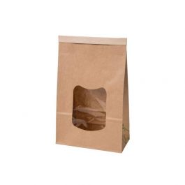Sachets kraft avec femeture métallique 15. 5x7x24.2 cm (400 pièces) [GB-DRE02790]
