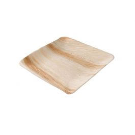 Assiette carrée Palm Leaf 18x18 cm (200 pièces) [GB-DTW05348]