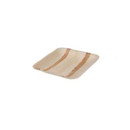 Assiette carrée Feuille de palmier 15x15cm (200 pièces) [GB-DTW05360]