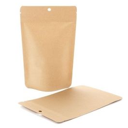 Doypack Compostable Kraft 13x7,9x20,6cm | 113g (100 pièces) [ZBGEK3]