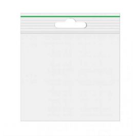 Sachet zip transparent au meilleur prix 15x20 cm PE 50 microns avec trou de suspension européen (1000 pcs) [2PEC1520E]