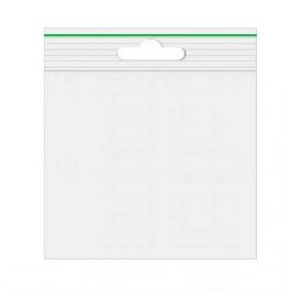 Sachet zip transparent au meilleur prix 16x23 cm PE 50 microns avec trou de suspension européen (1000 pcs) [2PEC1623E]