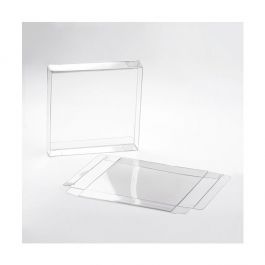 Boites cadeau plastique à transparence cristalline 13.7x1.6x14.5cm (25 Pièces) [FB12]