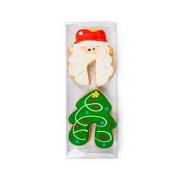 Boites cadeau plastique 7,6x2,5x20,3 cm Transparence Cristalline (25 pièces) [FB302]