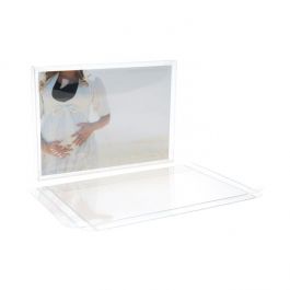 Boites cadeau plastique à transparence cristalline 13.7x1.3x18.7cm (25 Pièces) [FB4]