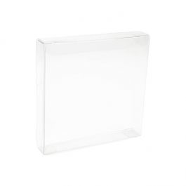 Boites cadeau plastique à transparence cristalline 13.7x2.5x13.5cm (25 Pièces) [FB50]
