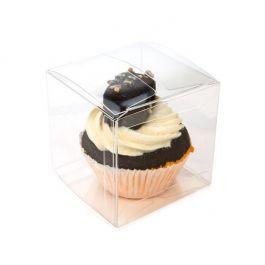 Boites cadeau plastique à transparence cristalline 7.6x7.6x7.6cm (25 Pièces) [FB58]