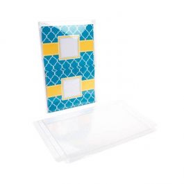 Boites cadeau plastique à transparence cristalline 14.9x1.3x22.7cm (25 Pièces) [FB71]