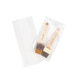 Sac à soufflet en plastique transparence cristalline 8,9x5,1x19,1 cm (100 pièces) [FDAGB3]