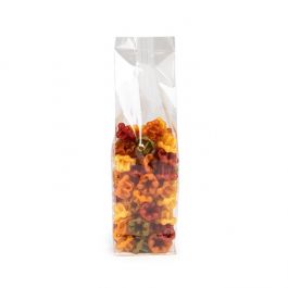 Sachet à soufflet à fond plat compostable à domicile 7x5,1x25,4cm avec insert en papier (100 pièces) [FGPBE17]