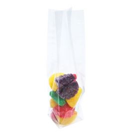 Sachet a soufflet et socle en papier ultra transparent 51x51x210 mm (100 pièces) [FGPBH11]