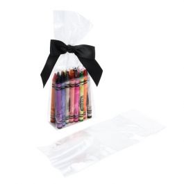 Sachet a soufflet et socle en papier ultra transparent 76x32x210 mm (100 pièces) [FGPBH14]