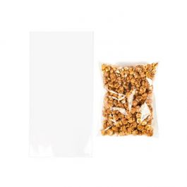 Sachets pliés Crinkle à transparence cristalline 17.8x35.5cm (100 pièces) [FCB3]