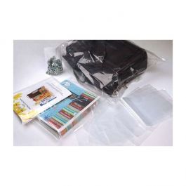 Sachet plastique transparence cristalline en PE-BD 38 microns 15.2x20.3cm (100 pièces) [PE1H68]