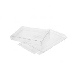 Boites cadeau plastique à transparence cristalline 13x1.6x18.1cm (25 pièces) [FPB62]
