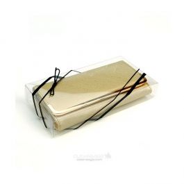 Boites cadeau plastique à transparence cristalline 10.8x3.1x21cm (25 pièces) [FPB164]
