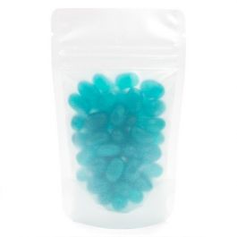 Doypack glacé avec Zip 79x51x130 mm | 28g (100 pièces) [ZBGF1]