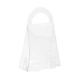 Boite à conformité alimentaire en forme de sac à main 8.9 x 3.8 x 10.2cm (25 Pièces) [FS210]