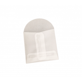 Enveloppes semi-transparentes 5x5cm (100 pièces) [G2N]