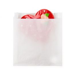 Sachets sulfurisés blancs 15,2x2,9x16,5cm (100 pièces) [GPB5W]